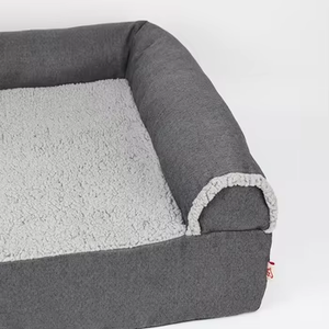 Herstellung Beste dunkelgraue Haustier möbel Living Luxury Deep Sleep Beruhigendes Haustier Hunde bett - Product Image 4