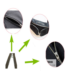 Hengda nhà máy tùy chỉnh dây kéo cho quần jean 6 trong "dây kéo Runner đóng cửa 25cm gần kết thúc dây kéo kim loại - Product Image 6