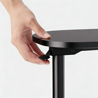 Table d'appoint réglable en PVC pour canapé, table d'angle moderne et élégante, petite table basse de salon, style luxe léger et créatif