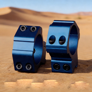 Anneaux de montage BANGBANG - Anneaux de montage 30 mm à double vis pour rail de 11 mm, hauteur centrale de 1,1 pouce (bleu) - Product Image 2