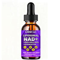 Complexe NAD Plus, gouttes liquides de resvératrol, produit de beauté oral pour adultes, stimulant énergétique et pour la santé de la peau, non destiné aux femmes enceintes