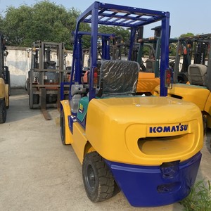 Chariot élévateur diesel d'occasion d'origine japonaise TCM Komatsu 3 tonnes FD20 FD30, longueur de fourche 1000 mm, tout-terrain, en promotion - Product Image 5