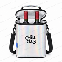 Sac isotherme pour vin à marque privée, porte-bouteille unique, logo personnalisé, fabricant OEM pour les vignerons, cadeaux d'entreprise et vente au détail