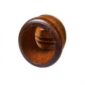 <b>Wooden</b> <b>Napkin</b> <b>Rings</b> Round 4.5cm Modern Luxury Design Durable Eco-Friendly Table Decoration for Party - Product Image 2