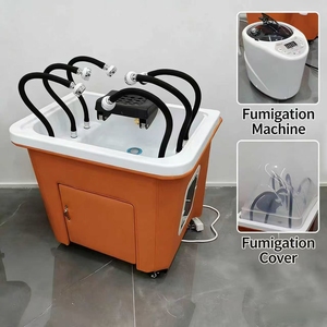 Appareil de thérapie capillaire mobile sans raccordement aux conduites d'eau, avec circulation d'eau pour bac à shampoing, spécialement conçu pour les salons de beauté - Product Image 4