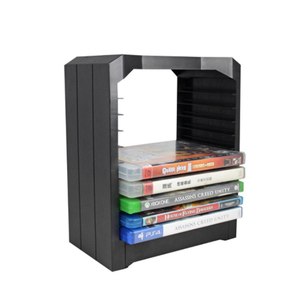 Torre de almacenamiento de disco multifuncional para <span class=keywords><strong>PS4</strong></span>, torre de almacenamiento de 10 discos de juego, organizador para juegos de PS5 - Product Image 4