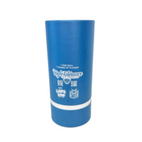 Emballage en papier kraft biodégradable de 0,3 oz pour baume à lèvres, déodorant en stick, parfum, thé, forme ronde