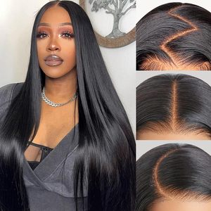 Parrucche di vendita calda di alta qualità per donne nere <span class=keywords><strong>capelli</strong></span> lisci <span class=keywords><strong>parrucca</strong></span> <span class=keywords><strong>veri</strong></span> Set di <span class=keywords><strong>capelli</strong></span> per donne nere - Product Image 2