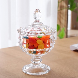 Nuovo Barattolo <span class=keywords><strong>in</strong></span> <span class=keywords><strong>Vetro</strong></span> Colorato Viola <span class=keywords><strong>con</strong></span> Piedistallo Elettroplaccato, Contenitore per Caramelle <span class=keywords><strong>con</strong></span> <span class=keywords><strong>Coperchio</strong></span> <span class=keywords><strong>in</strong></span> <span class=keywords><strong>Vetro</strong></span> - Product Image 2