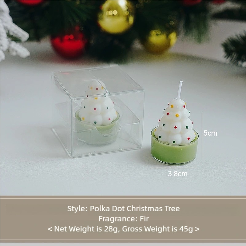 White - Polka Dot Christmas Tree