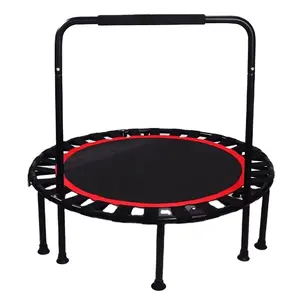 2023 48" wholesale Durable Black bungee Trampoline Fitness cheap Jumping inflatable trampoline gymnastic indoor Trampolines