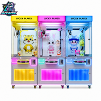 Machine à griffes commerciale à monnayeur, jeu d'arcade avec éclairage LED, machine à prix pour peluches et jouets, pour centres commerciaux, vente en gros