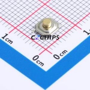 BX-TS-26-4425TT Tactile Switch SMD-4P,5.2x5.2mm Switch Single Pole Single Throw Round Button Vertical Mount 4mm - Product Image 1