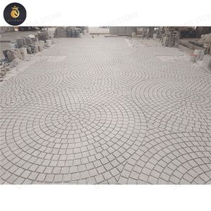 EV tùy chỉnh Granite <span class=keywords><strong>G603</strong></span> Vòng Tròn Thông tư paver mô hình trở lại <span class=keywords><strong>meshed</strong></span> Patio lát đá - Product Image 1
