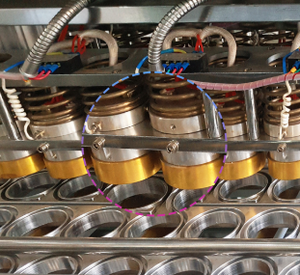 中国制造酸奶酸奶塑料杯灌装封口机，用于中国制造的活塞包装包装 - Product Image 6