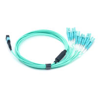 Kabel Serat Optik Kepadatan Tinggi Konektor Kabel Trunk Kinerja Tinggi Fiber MPO MTP Patch Cord Kabel Trunk MPO Kepadatan Tinggi