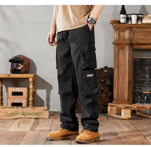 Pantalon de travail pour homme grande taille, décontracté, résistant à l'usure, pour l'été, pour chantier, coupe ample - Product Image 5