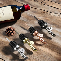 Verseur d'huile d'olive et de vin rouge en acier inoxydable 304, bouchon de bouteille écologique, accessoires de bar, bec verseur métallique pour cocktails