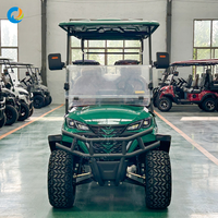 Voiturette de golf électrique Robetaa 6 places, batterie lithium 48V, certifiée CE, Club Car Precedent