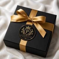 Autocollants imperméables Yingao, autocollants en vinyle découpés sur mesure, paillettes dorées, texture sable pour flacon cosmétique, boîte cadeau, enveloppe