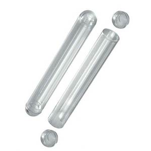 Boîte de rangement transparente en plastique cristallin de 150 mm avec bouchon pour projets d'artisanat et de bricolage - Product Image 1