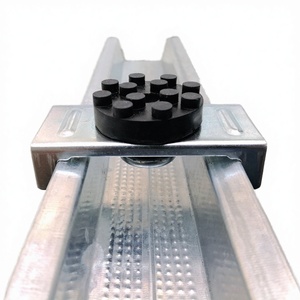 Hagoin RSIC-1 Acoustic Clip 7/8'' Drywall Quiet Soundproofing Fireproof Rustproof Lightweight Resilient <b>Ceiling</b> Grid Components - Product Image 2