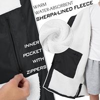 Veste bomber d'hiver BKD OEM pour enfants, coupe-vent, doublure en sherpa, unisexe, polyester, séchage rapide, lavage en machine, veste oversize pour jeunes