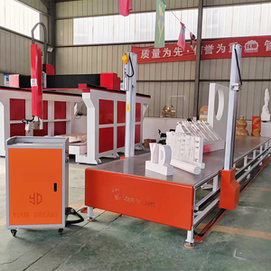 เครื่องตัดโฟมอุตสาหกรรมแบบลวดร้อน ควบคุมด้วย PLC ปรับความเร็วได้ 0.1-30 ม./นาที สำหรับโฟม EVA PU PVC มอเตอร์ปั๊มโฟม กระแสไฟสูง - Product Image 3