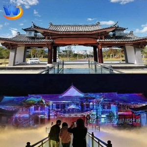 Chiếu sáng tòa nhà ngoài trời hiển thị công nghệ bản đồ 3D tất cả trong một hệ thống chiếu nhập vai - Product Image 4