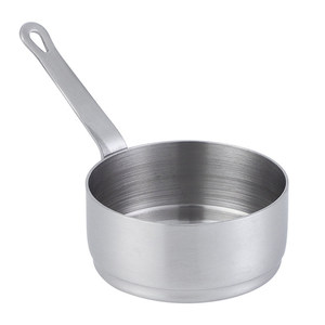 Stainless Steel Sauce <b>Cup</b> With Handle Round Solid Color For Steak Salad Serving Dish - Product Image 4