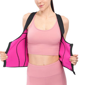 Corset en néoprène pour femmes, vêtement <span class=keywords><strong>de</strong></span> forme, fermeture éclair, <span class=keywords><strong>ceinture</strong></span> ventrale amincissante, Sweat-Shirt <span class=keywords><strong>de</strong></span> <span class=keywords><strong>sudation</strong></span>, gilet <span class=keywords><strong>de</strong></span> gymnastique - Product Image 4