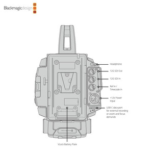 BlackMagic Design <span class=keywords><strong>Ursa</strong></span> Broadcast G2 Caméra Broadcast Grade <span class=keywords><strong>4k</strong></span> BMD Accessoire de caméra monté sur l'épaule - Product Image 6