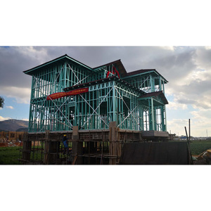 Construction de logements intégrés Bozhong, villa à ossature légère en acier, design moderne, solution de projet globale, Yunnan, Chine - Product Image 3