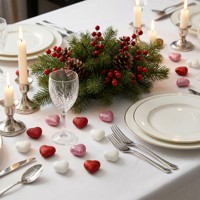 SANWEI Ornamente Herzförmige Baumschmuckstücke Valentinstag Glitzerherzen Hängende Dekoration für Zuhause Hochzeit Party Bastelarbeiten Dekor
