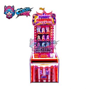 Colorful Park Nueva Máquina de Juego de Arcade Operada con Monedas para Niños: Lanzar Pelotas y Golpear al Payaso (Juego de Lotería) - Product Image 3