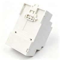 Boîtier de protection pour bornier de câblage sur rail DIN, en plastique ABS, boîtier personnalisé pour PLC, boîtiers d'instruments électroniques 106*90*57mm
