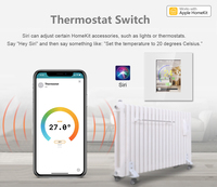 Interruptor de Pared Inteligente con Panel Táctil Capacitivo de Alta Gama, Certificado HomeKit, WiFi, Zigbee, MESH, Autonetworking, Temporizador, Control de Escenas