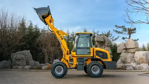Construction Machinery Shovel Loader 4 Wheel Drive Japanese Engine 1.6 Ton Load Capacity Front Loader For Construction Industry