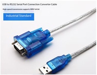 Cable Adaptador Convertidor USB 2.0 a Serial RS232 con Chipset CH340 de 9 Pines, HiTech Components LLC (26430)