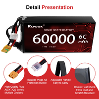 Batterie au lithium solide à décharge élevée OEM/ODM 60000mAh 14S 51.8V 6C 350Wh/kg, plus de 1000 cycles, certifiée CE, -40°C à 70°C
