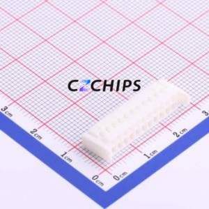 HX20017-22Y WH Housing (Wire-to-Board / Wire-to-Wire) P=2mm Connector 2x11P 2mm 2mm 2 - Product Image 1