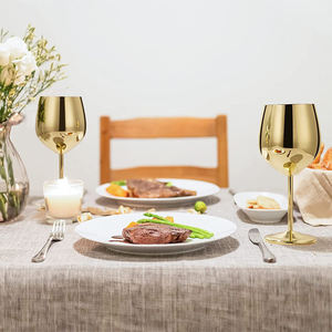 Calici in Metallo Personalizzati per Feste e Matrimoni, Bicchieri da Vino Rosso in Acciaio Inox 16oz, Flûte da Champagne Oro Rosa, Calice da Vino in Rame - Product Image 5