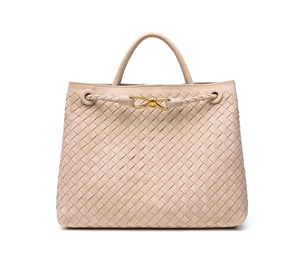 Genuine Suede PU Leather Women's Handmade Woven <b>Large</b> Capacity Retro Casual Tote <b>Bag</b> Zipper Waterproof Portable <b>Shoulder</b> - Product Image 5