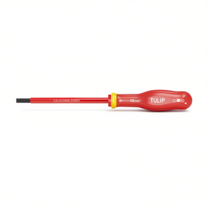 <b>Screwdriver</b> 100mm Red Handle With Yellow Ring For <b>Precision</b> Repair Tasks - Product Image 2
