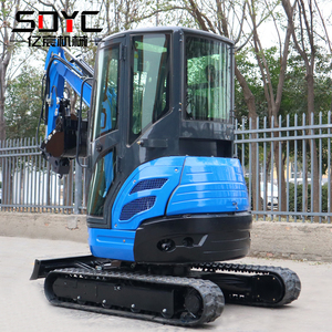 Expédition gratuite dans l'UE, excavatrice à moteur EPA, excavatrice hydraulique sur chenilles de 2,5 tonnes, mini-excavatrices avec cabine - Product Image 6