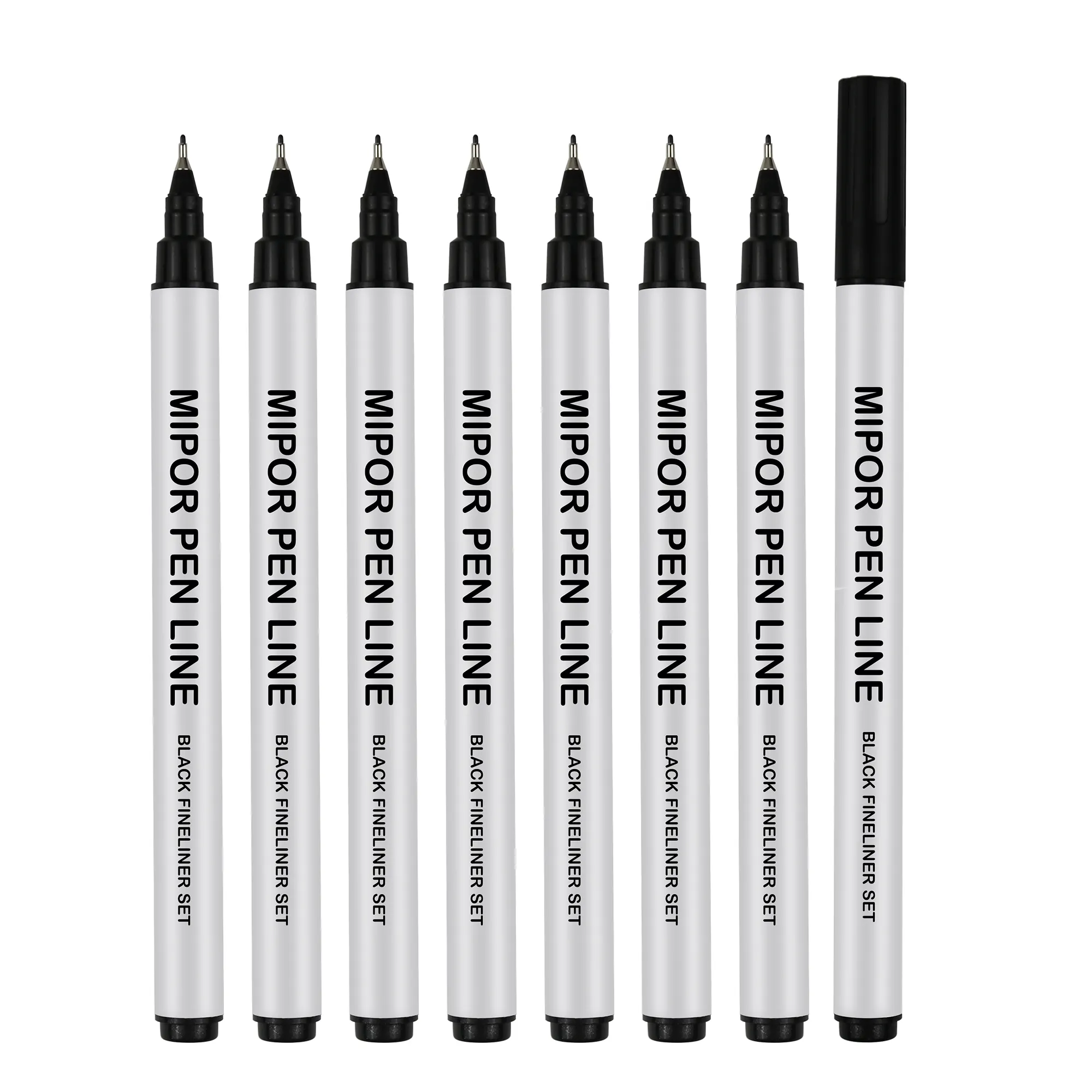 Đen Micro bút fineliner bút, không thấm nước lưu trữ mực Micro Fine điểm dòng bút