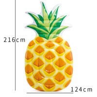 Flotteur gonflable INTEX 58761 en forme d'ananas de grande taille pour adultes, vente en gros, flotteur de piscine