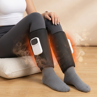 Masseur électrique pour les jambes, les pieds et les mollets, à compression d'air avec chaleur, pour la relaxation musculaire