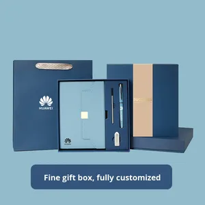 Set de Regalo de Cuaderno de Imitación de Cuero con Triple Pliegue, Caja con Cierre Adhesivo, Termo de Recuerdo, Diario de 100 Hojas, Papel Metálico para Oficina - Product Image 2