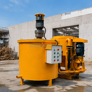 เครื่องผสมปูนซีเมนต์ RMA250-700E พร้อมเครื่องกวน ถังผสม 250 ลิตร ถังกวน 700 ลิตร สำหรับงานอัดฉีดฐานรากเสาเข็มในอุโมงค์ ได้รับมาตรฐาน CE ISO - Product Image 4